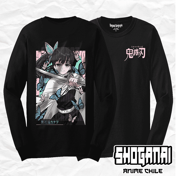 KNY48 Kanao Tsuyuri - Kimetsu No Yaiba / Polera manga larga 1