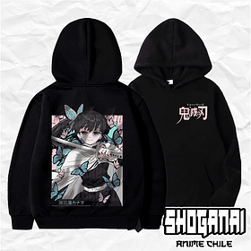 KNY48 Kanao Tsuyuri - Kimetsu No Yaiba / Hoddie - Poleron Canguro