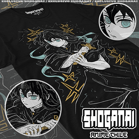 KNY50 Muichiro Tokito - Kimetsu No Yaiba / Polera manga corta