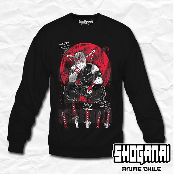 KNY51 Tengen Uzui - Kimetsu No Yaiba / Crewneck - Poleron Polo 1