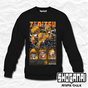 KNY52 Zenitsu Agatsuma - Kimetsu No Yaiba / Crewneck - Poleron Polo