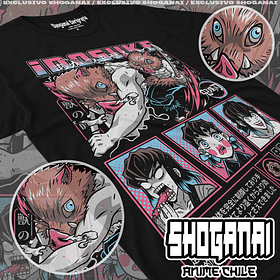 KNY53 Inosuke Hashibira - Kimetsu No Yaiba / Polera manga corta