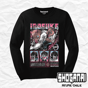 KNY53 Inosuke Hashibira - Kimetsu No Yaiba / Polera manga larga