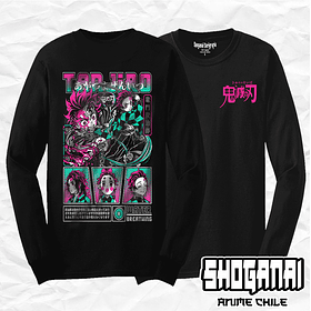 KNY54 Tanjiro Kamado - Kimetsu No Yaiba / Polera manga larga
