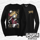 KNY55 Doma - Kimetsu No Yaiba / Polera manga larga 1