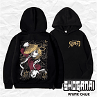 KNY55 Doma - Kimetsu No Yaiba / Hoddie - Poleron Canguro 1