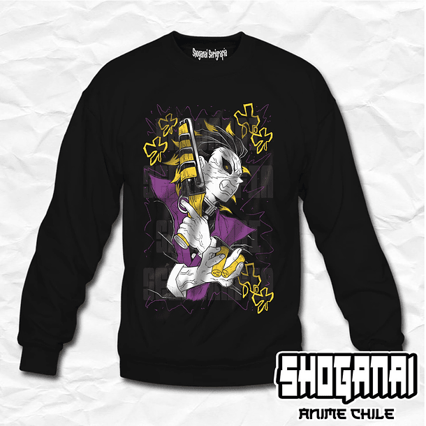 KNY56 Genya Shinazugawa - Kimetsu No Yaiba / Crewneck - Poleron Polo 1