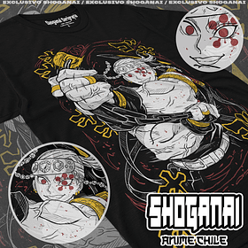 KNY59 Tengen Uzui - Kimetsu No Yaiba / Polera manga corta