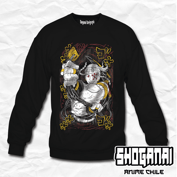 KNY59 Tengen Uzui - Kimetsu No Yaiba / Crewneck - Poleron Polo 1