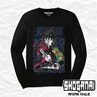 KNY60 Giyu Tomioka  - Kimetsu No Yaiba / Polera manga larga 1