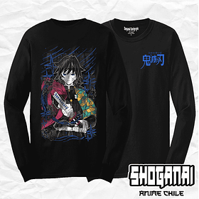 KNY60 Giyu Tomioka  - Kimetsu No Yaiba / Polera manga larga