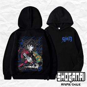 KNY60 Giyu Tomioka  - Kimetsu No Yaiba / Hoddie - Poleron Canguro