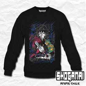 KNY60 Giyu Tomioka  - Kimetsu No Yaiba / Crewneck - Poleron Polo