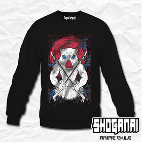 KNY62 Inosuke Hashibira - Kimetsu No Yaiba / Crewneck - Poleron Polo
