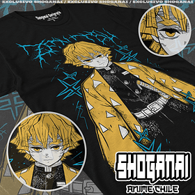 KNY63 Zenitsu Agatsuma - Kimetsu No Yaiba / Polera manga corta