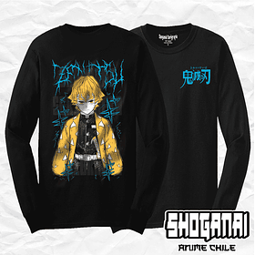 KNY63 Zenitsu Agatsuma - Kimetsu No Yaiba / Polera manga larga