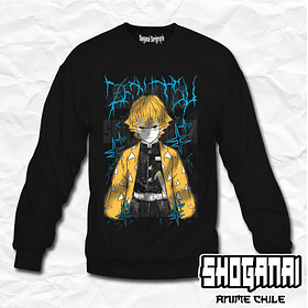 KNY63 Zenitsu Agatsuma - Kimetsu No Yaiba / Crewneck - Poleron Polo