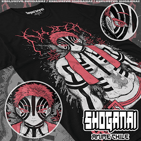 KNY64 Akaza - Kimetsu No Yaiba / Polera manga corta