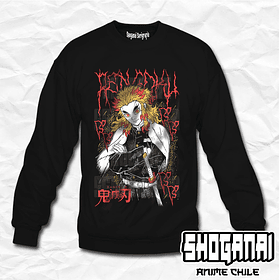KNY65 Kyojuro Rengoku - Kimetsu No Yaiba / Crewneck - Poleron Polo