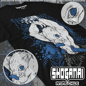 KNY66 Inosuke Hashibira - Kimetsu No Yaiba / Polera manga corta