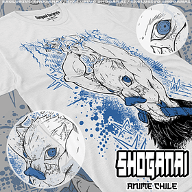 KNY66 Inosuke Hashibira - Kimetsu No Yaiba / Polera manga corta