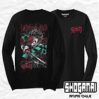 KNY67 Tanjiro Kamado - Kimetsu No Yaiba / Polera manga larga 1