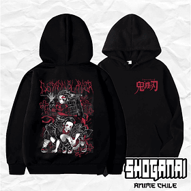 KNY68 Nezuko y Tanjiro - Kimetsu No Yaiba / Hoddie - Poleron Canguro
