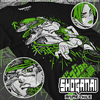 JJS01 Jotaro y Jolyne - JoJo's Bizarre Adventure / Polera manga corta 1