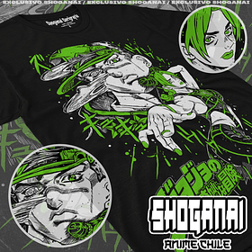 JJS01 Jotaro y Jolyne - JoJo's Bizarre Adventure / Polera manga corta