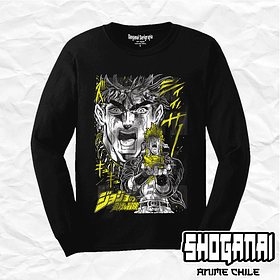 JJS02 Joseph Joestar y Caesar Anthonio Zeppeli - JoJo's Bizarre Adventure / Polera manga larga