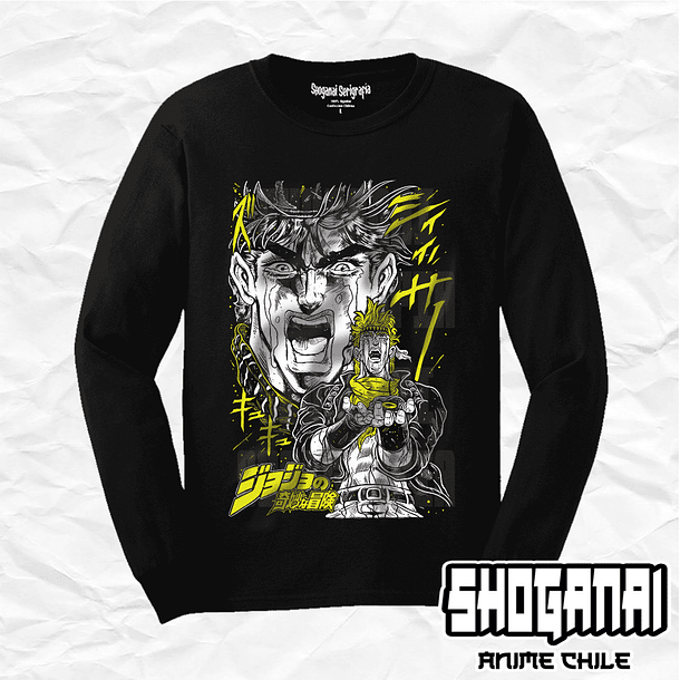 JJS02 Joseph Joestar y Caesar Anthonio Zeppeli - JoJo's Bizarre Adventure / Polera manga larga 1