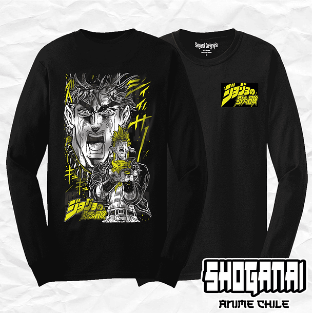JJS02 Joseph Joestar y Caesar Anthonio Zeppeli - JoJo's Bizarre Adventure / Polera manga larga 1