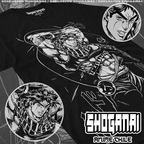 JJS03 Joseph Joestar - JoJo's Bizarre Adventure / Polera manga corta 1