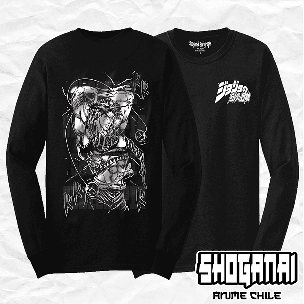 JJS03 Joseph Joestar - JoJo's Bizarre Adventure / Polera manga larga 1