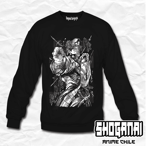 JJS04 Jotaro Kujo - JoJo's Bizarre Adventure / Crewneck - Poleron Polo 1