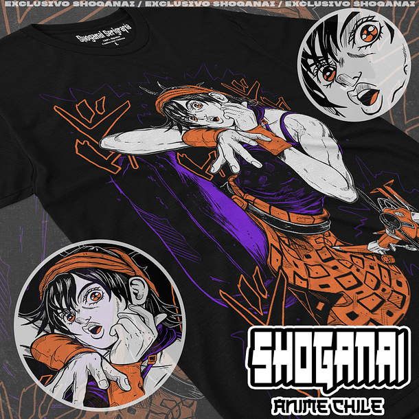 JJS07 Narancia Ghirga - JoJo's Bizarre Adventure / Polera manga corta 1