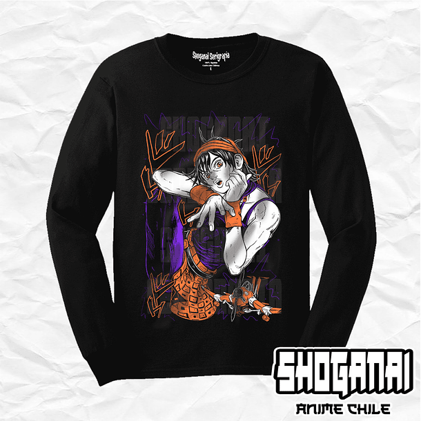 JJS07 Narancia Ghirga - JoJo's Bizarre Adventure / Polera manga larga 1
