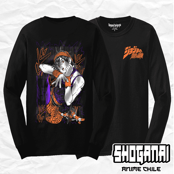 JJS07 Narancia Ghirga - JoJo's Bizarre Adventure / Polera manga larga 1