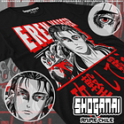 SNK01 Eren - Shingeki No Kyojin / Polera manga corta 1
