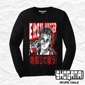 SNK01 Eren - Shingeki No Kyojin / Polera manga larga