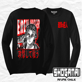 SNK01 Eren - Shingeki No Kyojin / Polera manga larga