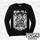 SNK02 Levi Ackerman - Shingeki No Kyojin / Polera manga larga 1