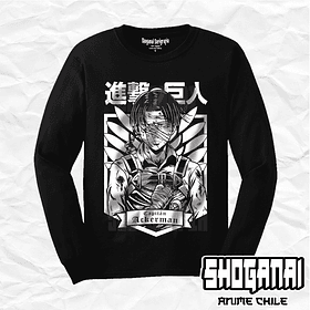 SNK02 Levi Ackerman - Shingeki No Kyojin / Polera manga larga