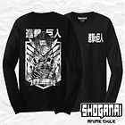 SNK02 Levi Ackerman - Shingeki No Kyojin / Polera manga larga 1