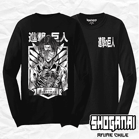 SNK02 Levi Ackerman - Shingeki No Kyojin / Polera manga larga
