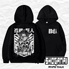 SNK02 Levi Ackerman - Shingeki No Kyojin / Hoddie - Poleron Canguro 1