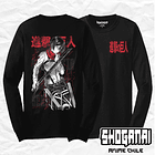 SNK03 Mikasa Ackerman - Shingeki No Kyojin / Polera manga larga 1