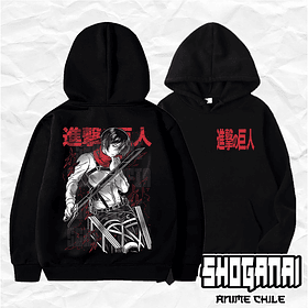 SNK03 Mikasa Ackerman - Shingeki No Kyojin / Hoddie - Poleron Canguro
