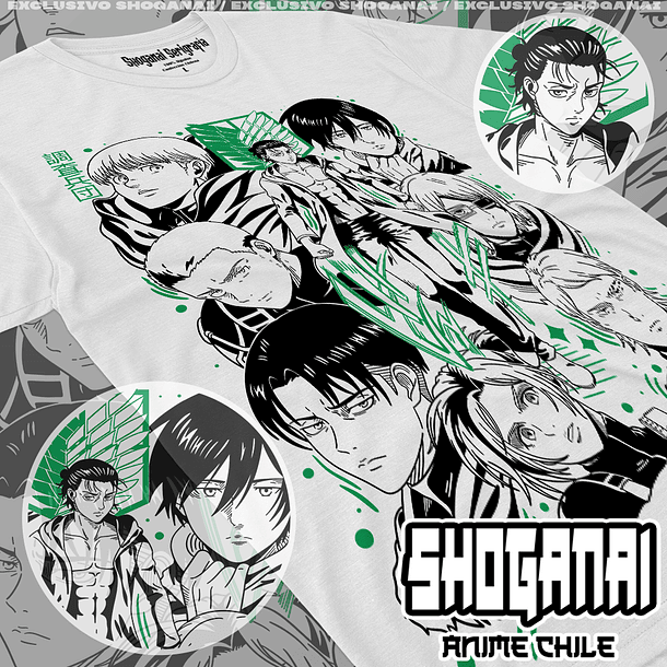 SNK04 Legión de Reconocimiento - Shingeki No Kyojin / Polera manga corta 1