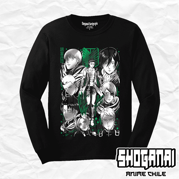 SNK04 Legión de Reconocimiento - Shingeki No Kyojin / Polera manga larga 1